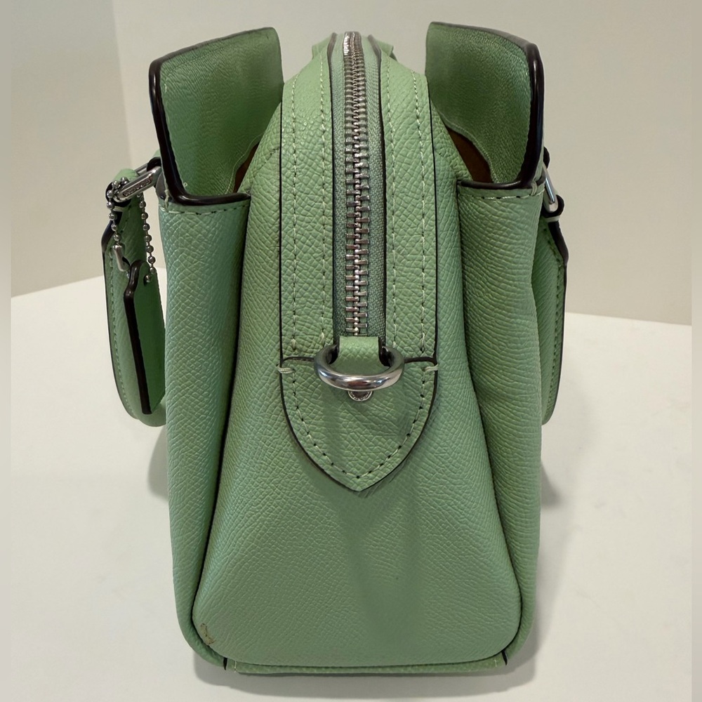 Coach Mini Darcie Carryall Bag in Pistachio Green - Picture 8 of 16